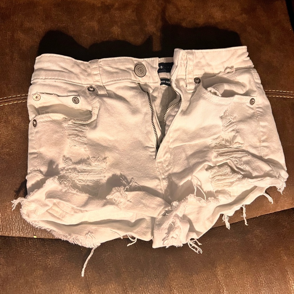 Aeropostale Mid Rise Shortie Shorts